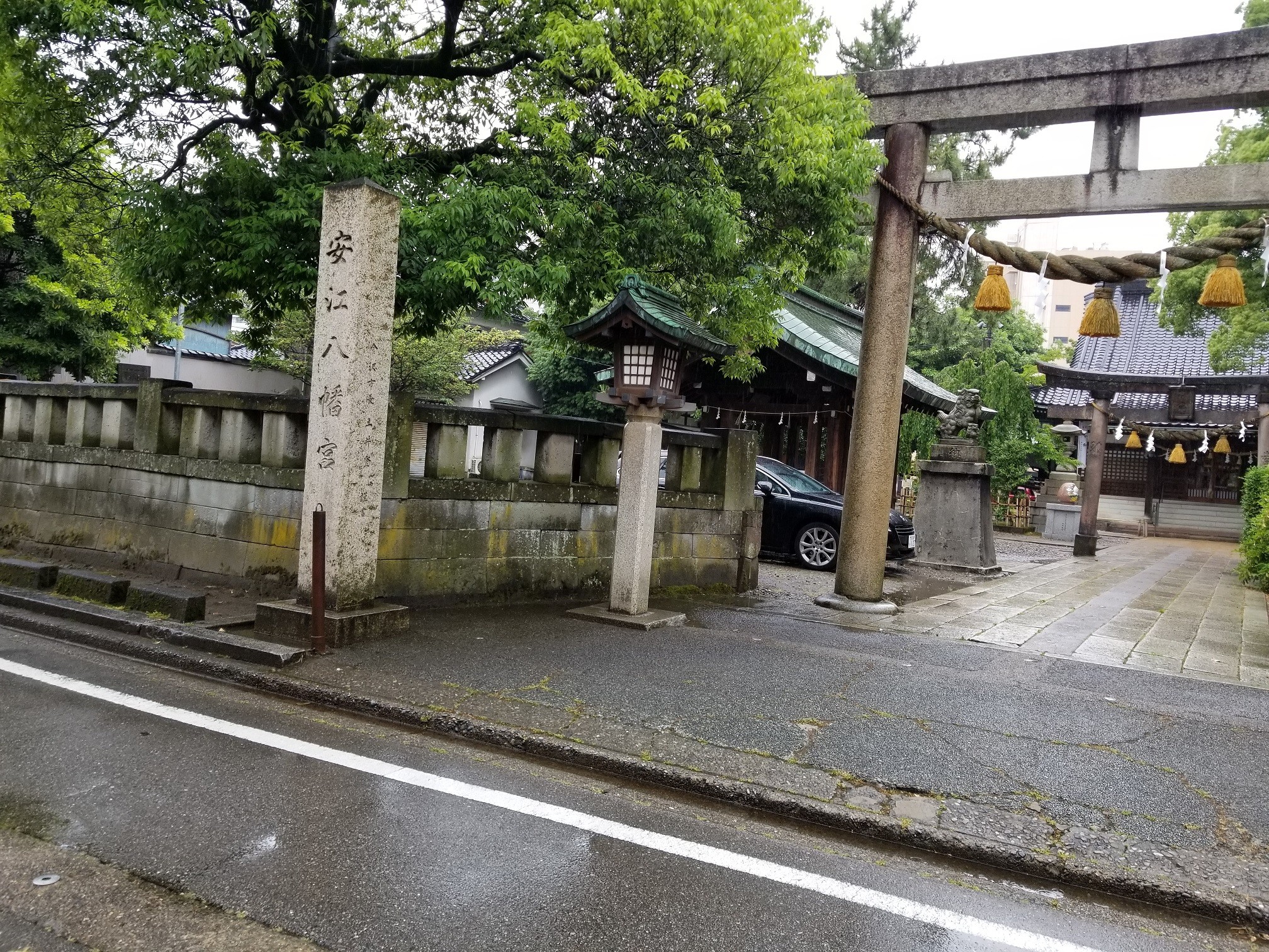 【１０：１０】安江八幡宮を参拝