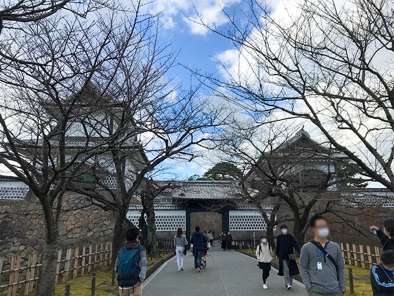 【１３：００】金沢城石川門