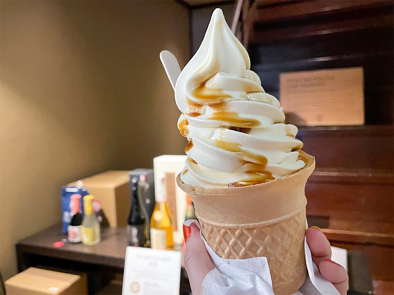 【１３：２０】酒粕ソフトクリーム